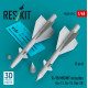 Reskit Rs48-0574 1/48 R-98 Mr/Mt Missiles 2 Pcs Su-11 Su-15 Yak-28 3d Printed Reskit Rs48-0574 1/48 R-98 Mr/Mt Missiles 2 Pcs Su-11 Su-15 Yak-28 3d Printed