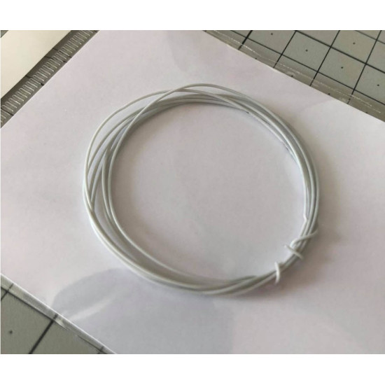 Mf-zone Po2 1/24 Flexible Wires 0,55mm / 1m White Mf-zone Po2 1/24 Flexible Wires 0,55mm / 1m White