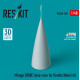 Reskit Rsu48-0288 1/48 Mirage 2000c Nose Cone For Kinetic/Italeri Kit 3d Printed Reskit Rsu48-0288 1/48 Mirage 2000c Nose Cone For Kinetic/Italeri Kit 3d Printed