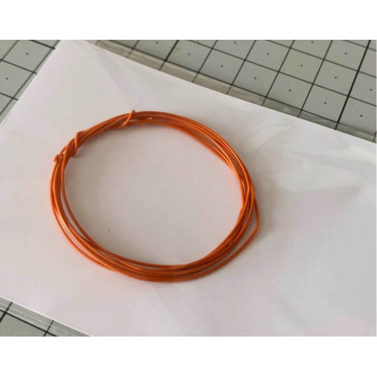 Mf-zone Po5 1/24 Flexible Wires 0,55mm / 1m Orange Mf-zone Po5 1/24 Flexible Wires 0,55mm / 1m Orange