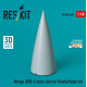Reskit Rsu48-0430 1/48 Mirage 2000-5 Nose Cone For Kinetic/Italeri Kit 3d Printed Reskit Rsu48-0430 1/48 Mirage 2000-5 Nose Cone For Kinetic/Italeri Kit 3d Printed