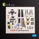 Kelik K72187 1/72 F-4b Phantom Interior 3d Decals For Finemolds Kit
