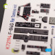 Kelik K72194 1/72 F-84g Thunderjet - Interior 3d Decals For Tamiya Kit