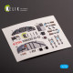 Kelik K72196 1/72 Ju-52 - Interior 3d Decals For Italeri Kit