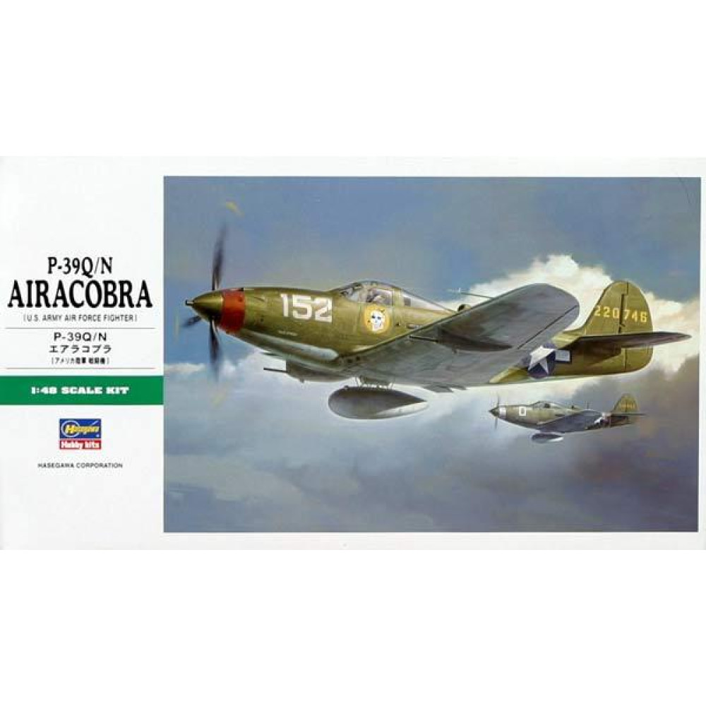 Bell P-39 Airacobra 1/48 Hasegawa 09093 Model Kit Aircraft