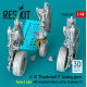 Reskit Rsu48-0497 1/48 A-10 Thunderbolt 2 Landing Gears Early Late With Weighted Wheels Set For Academy Kit Metal 3d Printed Reskit Rsu48-0497 1/48 A-10 Thunderbolt 2 Landing Gears Early Late With Weighted Wheels Set For Academy Kit Metal 3d Printed