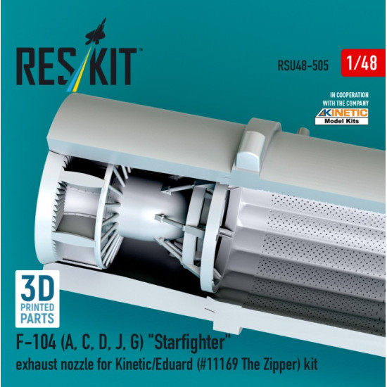 Reskit Rsu48-0505 1/48 F-104 A C D J G Starfighter Exhaust Nozzle For Kinetic/Eduard 11169 The Zipper Kit 3d Printed Reskit Rsu48-0505 1/48 F-104 A C D J G Starfighter Exhaust Nozzle For Kinetic/Eduard 11169 The Zipper Kit 3d Printed