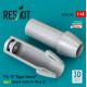 Reskit Rsu48-0521 1/48 F/A-18 Super Hornet Type 2 Exhaust Nozzles For Meng Kit 3d Printed