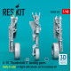 Reskit Rsu48-0542 1/48 A-10 Thunderbolt 2 Landing Gears Early Late In Flight With Wheels Set For Academy Kit 3d Printed Reskit Rsu48-0542 1/48 A-10 Thunderbolt 2 Landing Gears Early Late In Flight With Wheels Set For Academy Kit 3d Printed