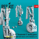 Reskit Rsu48-0546 1/48 A-10 Thunderbolt 2 Landing Gears Early Late In Flight With Wheels Set For Hobbyboss Kit 3d Printed Reskit Rsu48-0546 1/48 A-10 Thunderbolt 2 Landing Gears Early Late In Flight With Wheels Set For Hobbyboss Kit 3d Printed