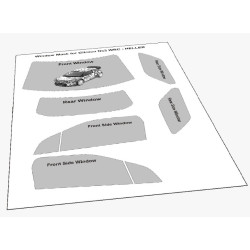 Mf-zone Sz03 1/24 Citroen Ds3 Wrc Window Mask For Heller