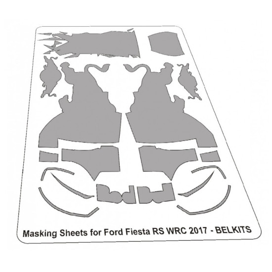 Mf-zone Sz04 1/24 Masks For Ford Fiesta Wrc 2017 Belkits Bel-012 Mf-zone Sz04 1/24 Masks For Ford Fiesta Wrc 2017 Belkits Bel-012