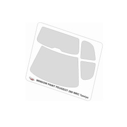 Mf-zone Sz05 1/24 Window Masks For Peugeot 206 Wrc
