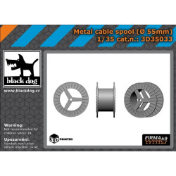 Black Dog 3d35033 1/35 Metal Cable Spool Model Kit