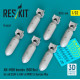 Reskit Rs32-0546 1/32 An-m58 Bombs 500 Lbs For All Usaf Raf Of Ww2 Korean War 6 Pcs 3d Printed Reskit Rs32-0546 1/32 An-m58 Bombs 500 Lbs For All Usaf Raf Of Ww2 Korean War 6 Pcs 3d Printed