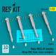 Reskit Rs32-0549 1/32 Matra Mica-ir Missiles 4 Pcs Mirage 2000 Rafale Gripen, Eurofighter 3d Printed Reskit Rs32-0549 1/32 Matra Mica-ir Missiles 4 Pcs Mirage 2000 Rafale Gripen, Eurofighter 3d Printed