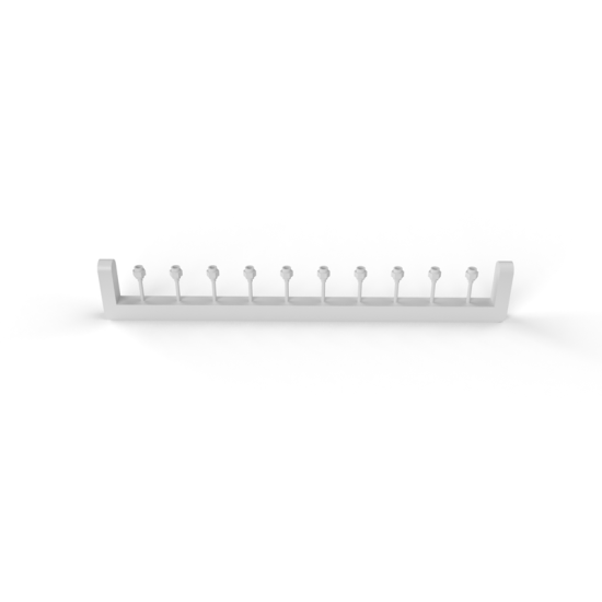Mf-zone P38 1/24 Hose Connectors Short 0.5 Mm 10 Pcs 3d Print