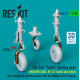 Reskit Rsu35-0075 1/35 Ch-54a Tarhe Landing Gear Medium Load M-121 Bomb And Other With Weighted Wheels Set For Icm Kit Metal 3d Printed Reskit Rsu35-0075 1/35 Ch-54a Tarhe Landing Gear Medium Load M-121 Bomb And Other With Weighted Wheels Set For Icm Kit Metal 3d Printed
