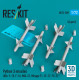 Reskit Rs72-0509 1/72 Python 3 Missiles 4 Pcs Kfir F-15 F-16 Mig-21 Mirage F 1 Jf-17 Fc-1 3d Printed Reskit Rs72-0509 1/72 Python 3 Missiles 4 Pcs Kfir F-15 F-16 Mig-21 Mirage F 1 Jf-17 Fc-1 3d Printed