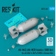 Reskit Rs72-0547 1/72 An-m65 An-m59 Bombs 1000 Lbs For All Usaf Raf Of Ww2 Korean War 2 Pcs 3d Printed