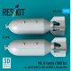 Reskit Rs72-0548 1/72 Mk36 Bombs 1000 Lbs For All Us Navy Raf Of Ww2 Korean War 2 Pcs 3d Printed Reskit Rs72-0548 1/72 Mk36 Bombs 1000 Lbs For All Us Navy Raf Of Ww2 Korean War 2 Pcs 3d Printed