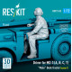 Reskit Rsf72-0083 1/72 Driver For Md-3 A B C T Mule Deck Tractor Scene 1 1 Pcs 3d Printed