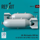 Reskit Rs24-0012 1/24 An-m64 Bombs 500 Lbs For All Usaf Raf Of Ww2 Korean War 2 Pcs 3d Printed