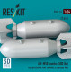 Reskit Rs24-0013 1/24 An-m58 Bombs 500 Lbs For All Usaf Raf Of Ww2 Korean War 2 Pcs 3d Printed