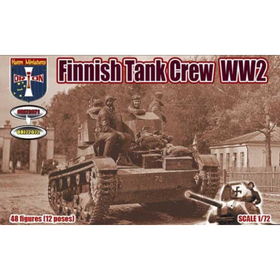 Orion 72071 1/72 Finnish Tank Crew Ww2 48 Figures 12poses Plastic Figures Kit Orion 72071 1/72 Finnish Tank Crew Ww2 48 Figures 12poses Plastic Figures Kit