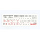 Foxbot 32-036 1/32 Decals Stencils For Missile Kh-25ml As-10 Karen With Death Wishes Ukrainian Air Forces Foxbot 32-036 1/32 Decals Stencils For Missile Kh-25ml As-10 Karen With Death Wishes Ukrainian Air Forces