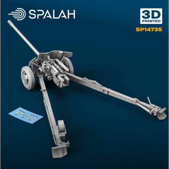 Spalah 14735 1/35 Scale Model Mt-12 Rapira Resin Model Spalah 14735 1/35 Scale Model Mt-12 Rapira Resin Model