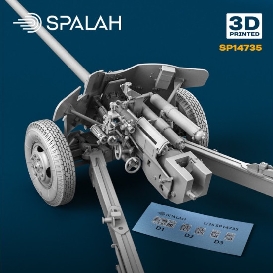 Spalah 14735 1/35 Scale Model Mt-12 Rapira Resin Model Spalah 14735 1/35 Scale Model Mt-12 Rapira Resin Model