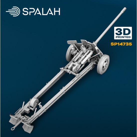Spalah 14735 1/35 Scale Model Mt-12 Rapira Resin Model Spalah 14735 1/35 Scale Model Mt-12 Rapira Resin Model