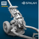 Spalah 25335 1/35 Scale Model Howitzer M119a2 Resin Model Spalah 25335 1/35 Scale Model Howitzer M119a2 Resin Model