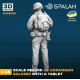 Spalah 25535 1/35 Figure Ukrainian Soldier With A Tablet 3d Printing