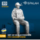 Spalah 26335 1/35 Set Of Figures Fpv Drone Crew 3d Printed Spalah 26335 1/35 Set Of Figures Fpv Drone Crew 3d Printed