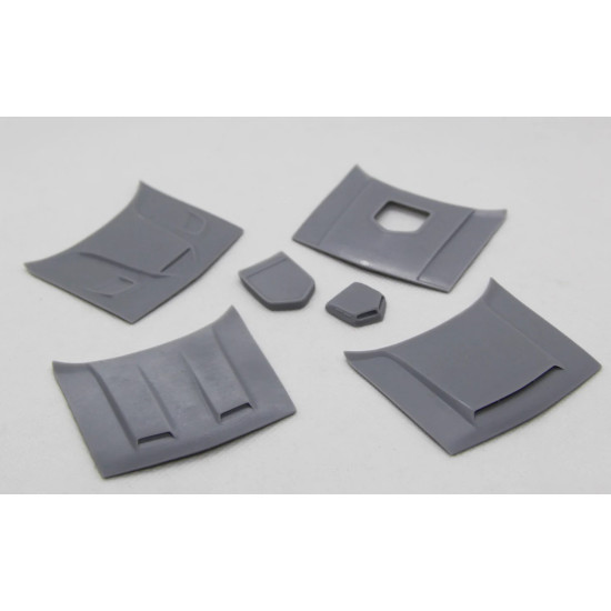 Diolex Dp24002 1/25 3d Print 4 Hoods For Dodge Challenger For Amt Diolex Dp24002 1/25 3d Print 4 Hoods For Dodge Challenger For Amt
