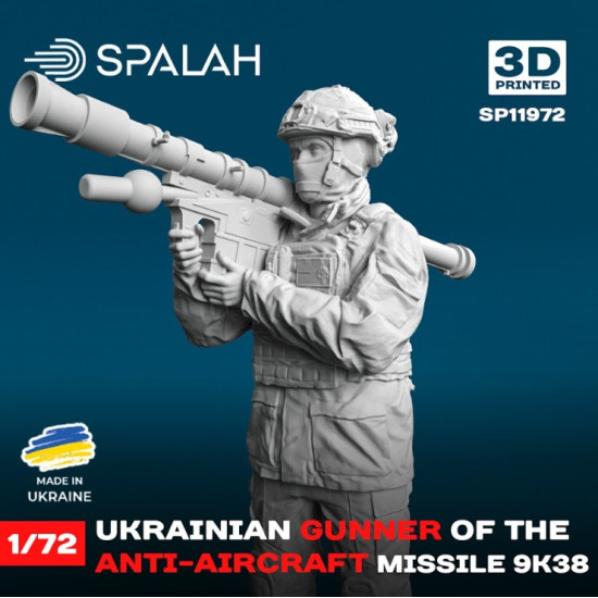 Spalah 11972 1/72 Figure Ukrainian Anti-aircraft Gunner Of The Anti-aircraft Missile System 9k38 Spalah 11972 1/72 Figure Ukrainian Anti-aircraft Gunner Of The Anti-aircraft Missile System 9k38