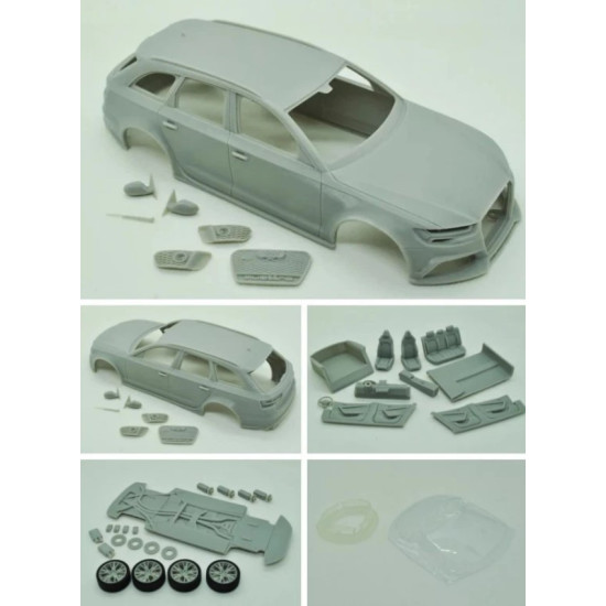 Diolex Dp24032 1/24 3d Print Resin Kit Audi Rs6 C7
