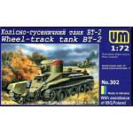 BT-2 Soviet Wheel-Track Light Tank Red Army WWII 1/72 UM 302