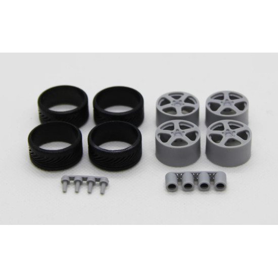 Diolex Dp24064 1/24 Wheels 19 Inch Ruf For Tamiya Fujimi Aoshima Revell Diolex Dp24064 1/24 Wheels 19 Inch Ruf For Tamiya Fujimi Aoshima Revell