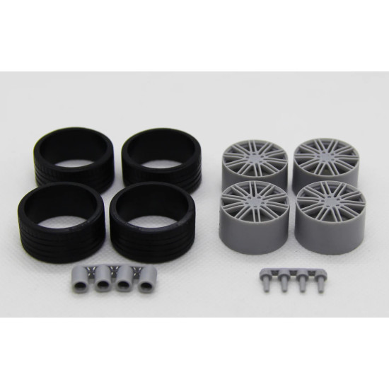 Diolex Dp24068 1/24 Wheels 21 Inch Porsche Panamera 911 Turbo Design For Revell Diolex Dp24068 1/24 Wheels 21 Inch Porsche Panamera 911 Turbo Design For Revell