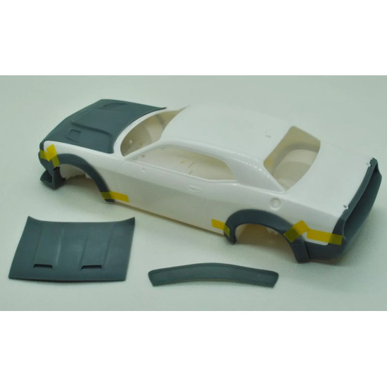 Diolex Dp24073 1/25 3d Print 2018 Dodge Challenger Srt Hellcat Widebody Transkit For Amt