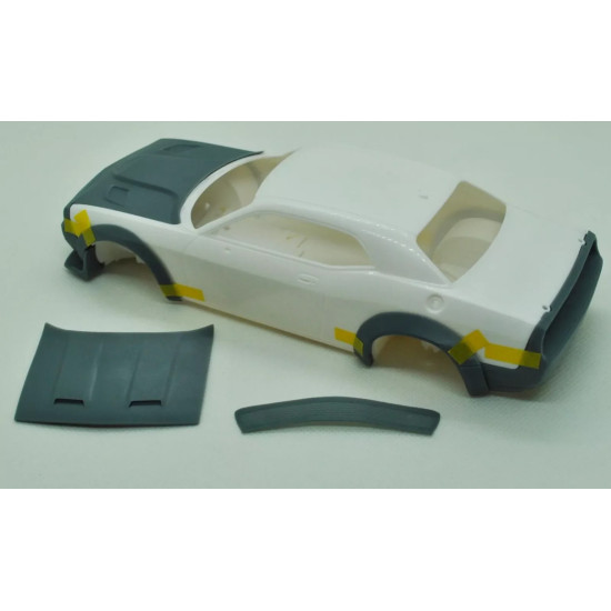 Diolex Dp24073 1/25 3d Print 2018 Dodge Challenger Srt Hellcat Widebody Transkit For Amt