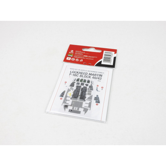 Red Fox Qs-32069 1/32 3d Decal For F-16c Block 40/42 Instrument Panel For Tamiya Red Fox Qs-32069 1/32 3d Decal For F-16c Block 40/42 Instrument Panel For Tamiya