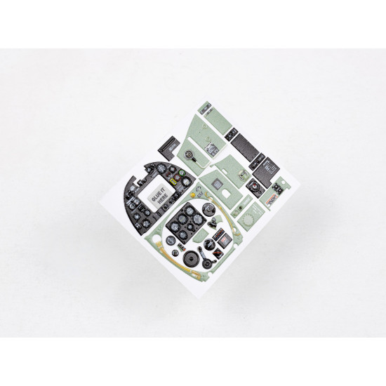 Red Fox Qs-32154 1/32 3d Instrument Panel Supermarine Spitfire Mk.va Hobby 2000