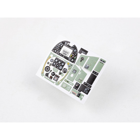 Red Fox Qs-32154 1/32 3d Instrument Panel Supermarine Spitfire Mk.va Hobby 2000