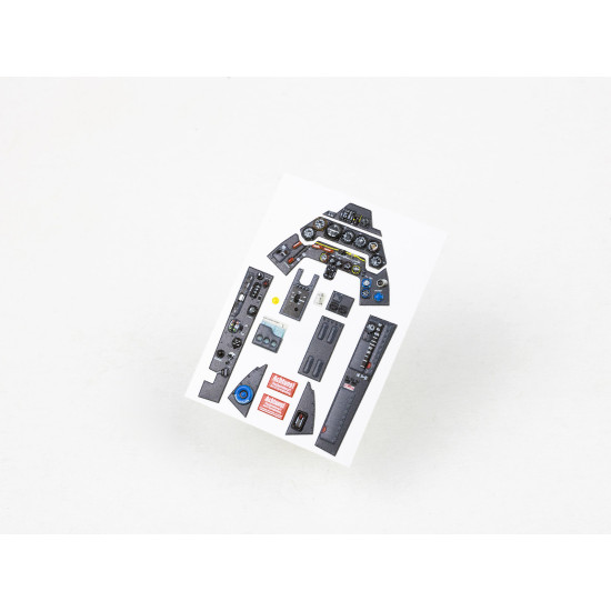 Red Fox Qs-32155 1/32 3d Instrument Panel Fw 190d-13 For Lfd Conversion Kit For Hasegawa Revell Hobby 2000