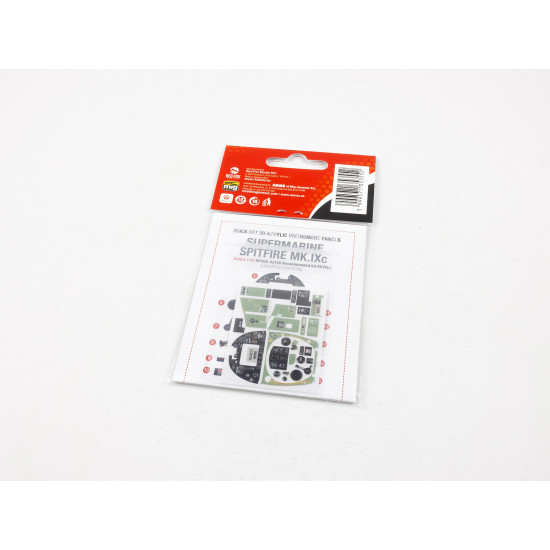 Red Fox Qs-32156 1/32 3d Instrument Panel Supermarine Spitfire Mk.ixc For Revell