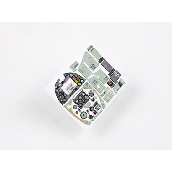 Red Fox Qs-32157 1/32 3d Instrument Panel Supermarine Spitfire Mk.iia For Hobby 2000